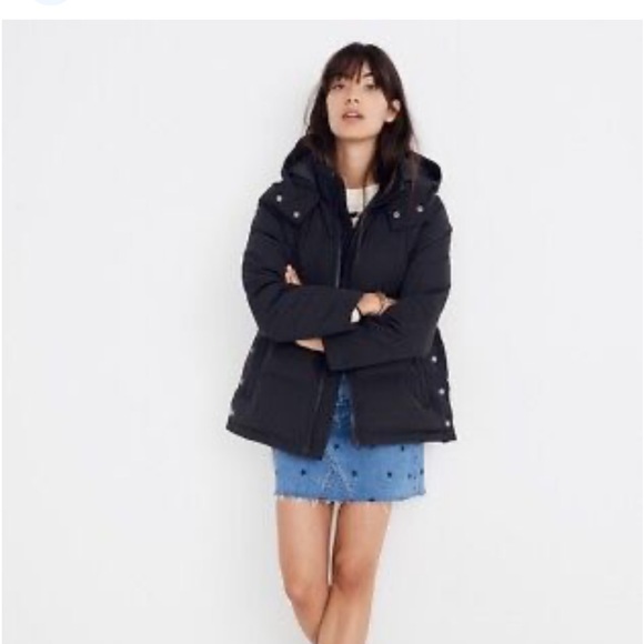 Madewell 2018 quilted hooded parka jacket. Super cute and warm. Size XXS - Picture 7 of 7